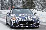 Компания Maserati вывела на зимние тесты на снегу обновленный Maserati GranCabrio