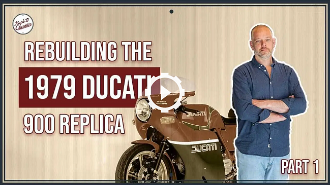 Показали точную копию Ducati 900 Майка Хейлвуда 1979 года выпуска