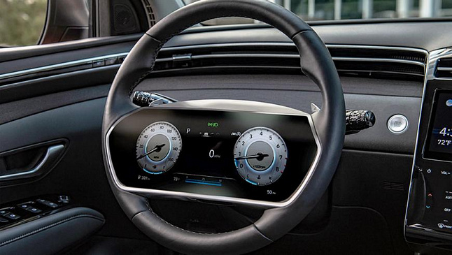 Автопроизводитель Hyundai собирается запатентовать руль с приборной панелью