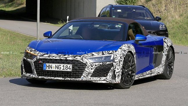 Журналисты запечатлели новый Audi R8 Spyder