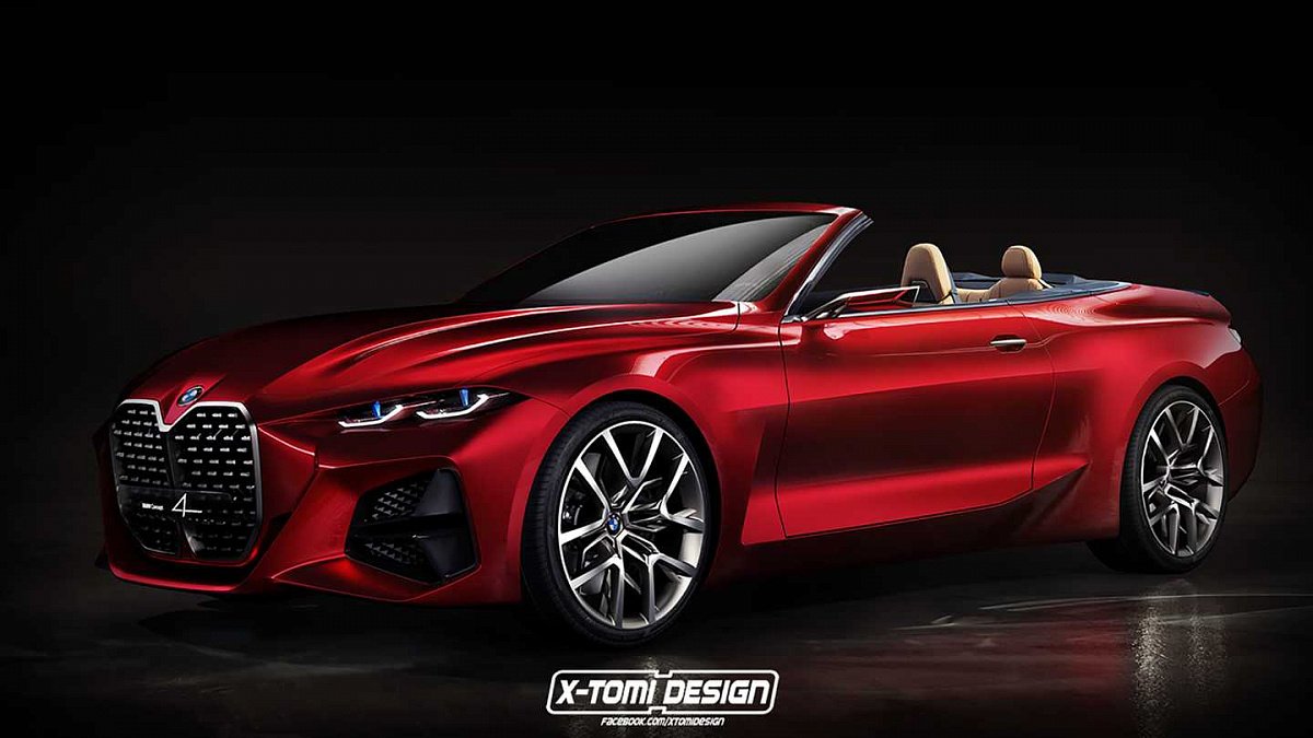 В Сети рассекретили новый кабриолет BMW Concept 4