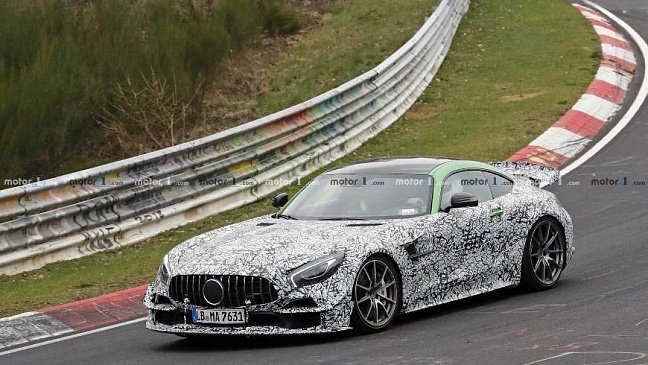 Новый Mercedes-AMG GT Black Series заметили на Нюрбургринге
