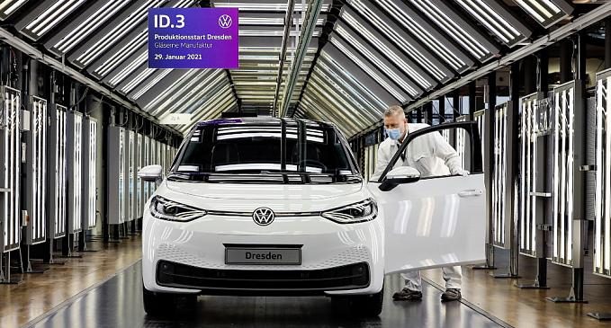 Volkswagen может перестать производить автомашины в Германии из-за зависимости от российского газа