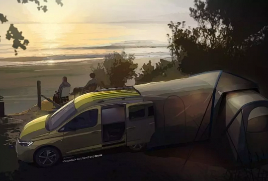 Volkswagen Caddy превратят в дом на колесах с двухметровой кроватью