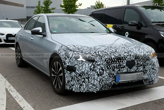 На тестах замечен прототип обновленного Mercedes C-class