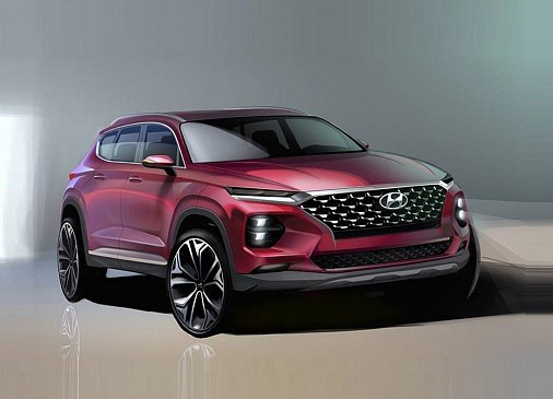 В России обновленный Hyundai Santa Fe выйдет в 2020 году