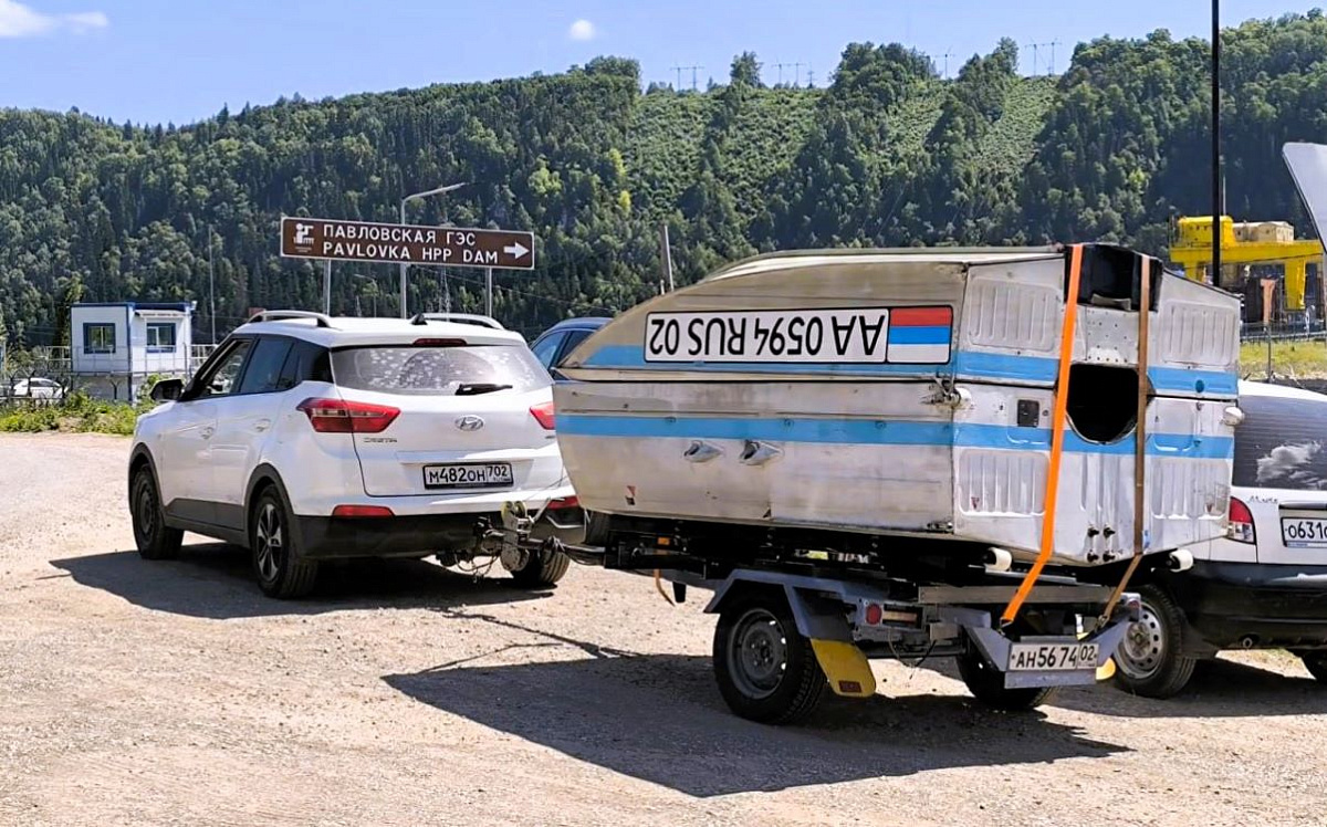 Советский прицеп-лодка-дача «Дон» – можно жить на суше и использовать в качестве плавучего дома