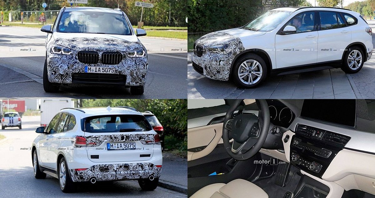 В Сети появились шпионские фотографии рестайлингового BMW X1 2019 года