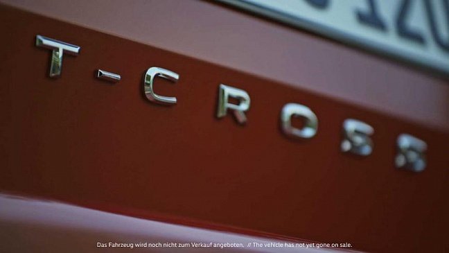 VW опубликовал очередной тизер нового кроссовера T-Cross