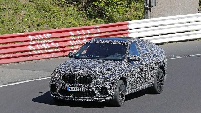 Журналисты запечатлели обновленный кроссовер BMW X6 M 