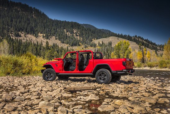Бренд Jeep поделился безобидной фотографией нового внедорожника Jeep Gladiator 4xe
