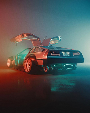Компания DeLorean представила тизер на свое новое электрическое купе 