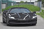 Гибридный спорткар Ferrari V6 вышел на тесты в новом камуфляже