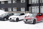 Журналистам попались прототипы обновлённого кроссовера Alfa Romeo Stelvio 