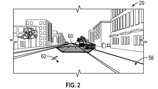 GM подал патент на лобовое стекло с технологией дополненной реальности  
