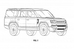 Land Rover запатентовал в США самый большой внедорожник Land Rover Defender с индексом 130