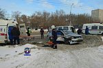 Три автомобиля попали в аварию в Новосибирске 