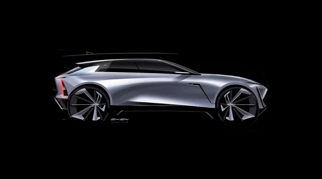 GM представила рендерные изображения, похожие на новый электрический внедорожник Cadillac