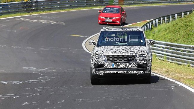 Новый Range Rover SV Coupe вновь замечен на Нюрбургринге