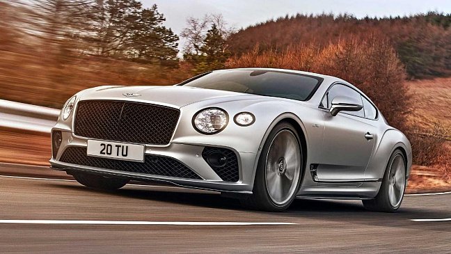 Представлено "заряженное" купе Bentley Continental GT Speed 2021