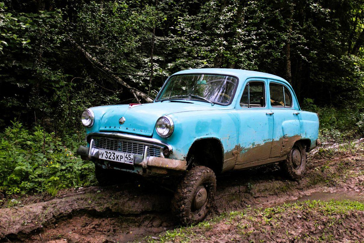 Полноприводный седан из СССР Москвич-410 – создан по приказу Хрущёва, загублен экспортной политикой завода