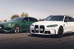 Гонка мощных семейных универсалов - участвуют Audi RS4 Avant и BMW M3 Touring 