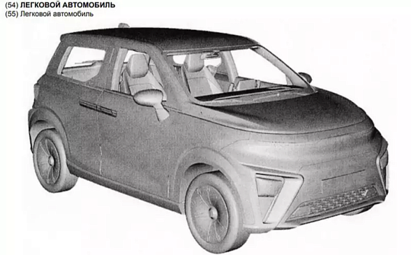 Официально запатентован дизайн российского электромобиля "АТОМ"
