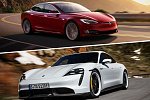 Tesla «издевается» над новым Porsche Taycan