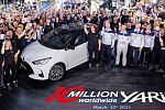 Производство хетчбэка Toyota Yaris преодолело отметку в 10 млн экземпляров по всему миру