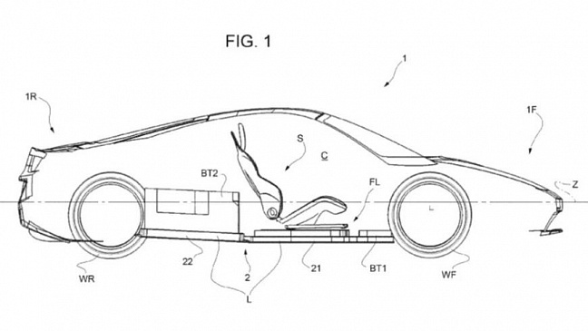 Компания Ferrari запатентовала конструкцию своего первого электрического суперкара