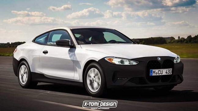 Новый BMW 4 Series в базовой комплектации получит черные бамперы?