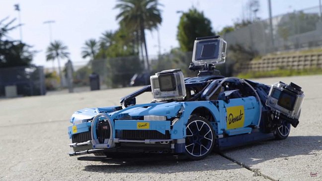 Самый быстрый Bugatti Chiron из Lego разлетелся на куски при установлении рекорда