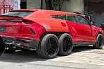 Посмотрите на этот шестиколесный кроссовер Lamborghini Urus 6×6