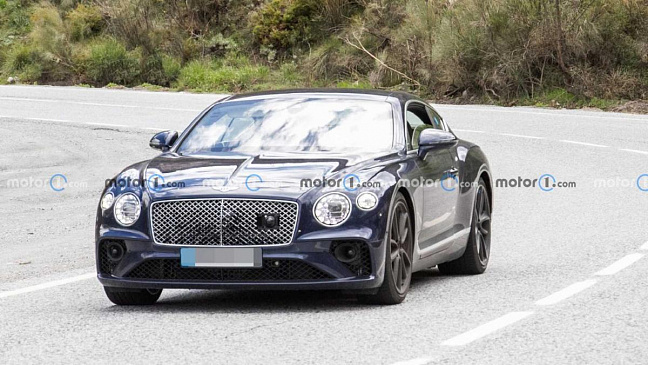 Компания Bentley тестирует плагин-гибридную версию купе Continental GT