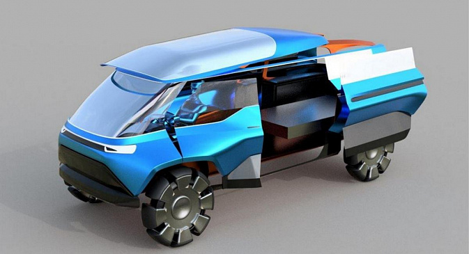 Компания Volkswagen доверила студентам Академии художественного дизайна нарисовать автомобиль будущего 