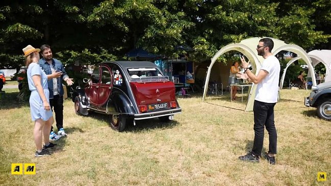 Ателье South Garage построило байк в часть легендарного Citroën 2CV