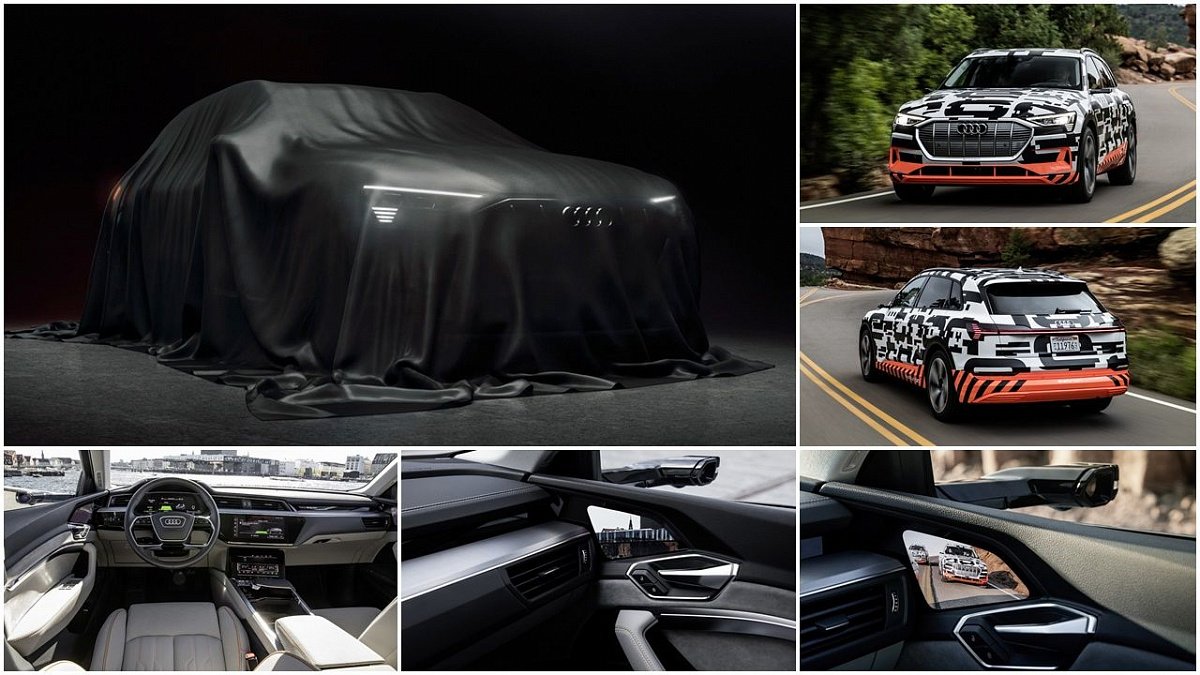 Audi опубликовала новое изображение первого электрического кроссовера
