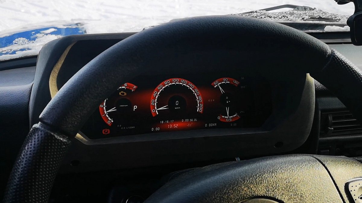 Внедорожник Lada Niva Legend получит цифровую приборную панель