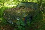 В лесу нашелся брошенный Range Rover 1987 года с пробегом в 37 км на одометре