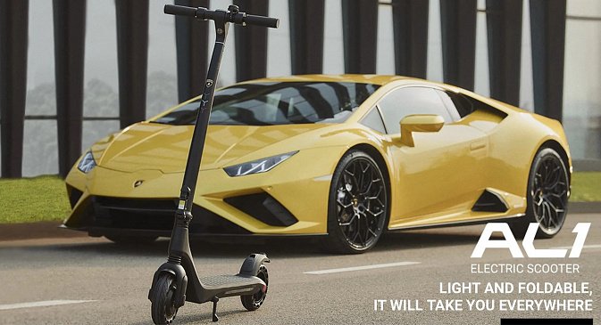 Lamborghini выпустил электрический скутер до появления первого электромобиля в 2025 года