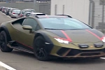 В Сети показали внешность гиперкара Lamborghini Huracan Sterrato в дорожных условиях перед дебютом