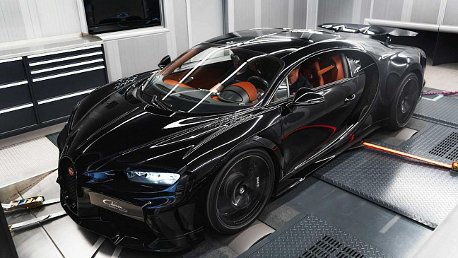 Судя по диностенду, Bugatti Chiron Super Sport имеет больше мощности, чем заявлено