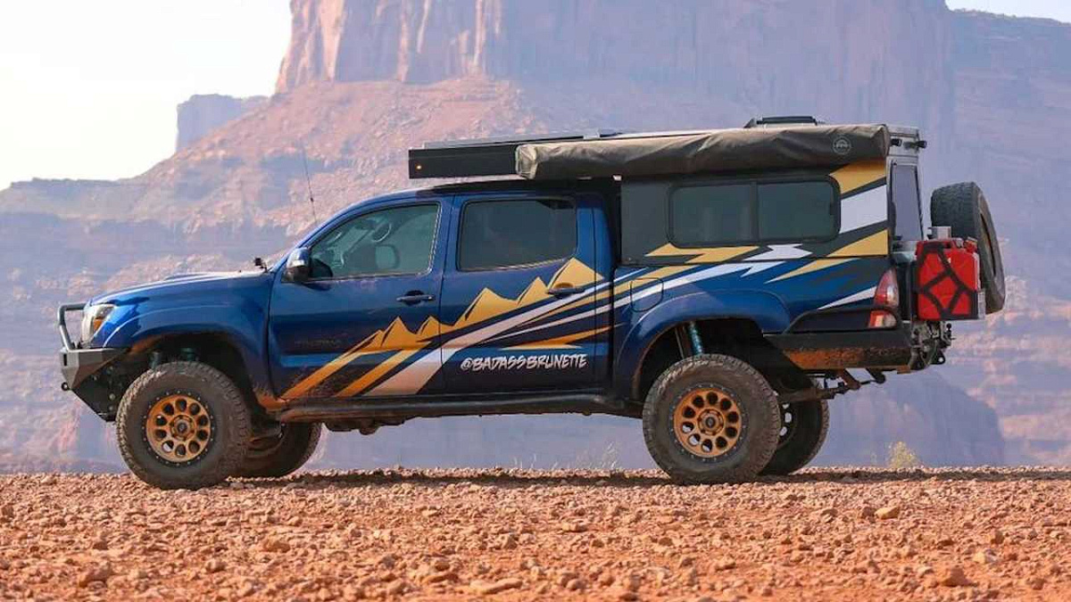 На базе пикапа Toyota Tacoma построили крутой автодом На базе пикапа Toyota Tacoma построили крутой автодом