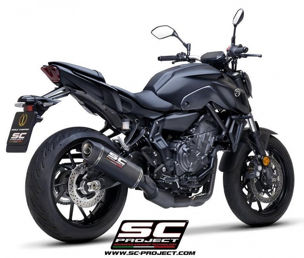 SC выпускает полную систему SC1-S для новой Yamaha MT-07