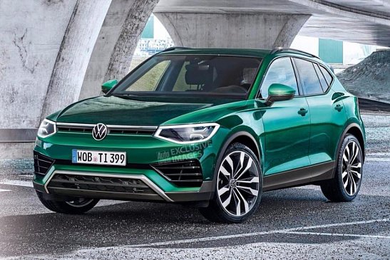 Новый Volkswagen Tiguan показали на «свежих» рендерах 
