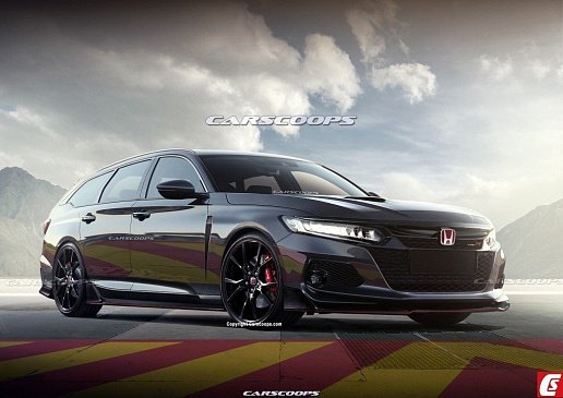 В сети появились изображения Honda Accord Type-R в кузове универсал