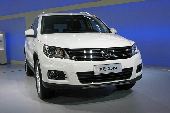 Компания Volkswagen представила новый кроссовер VW Tiguan в Китае