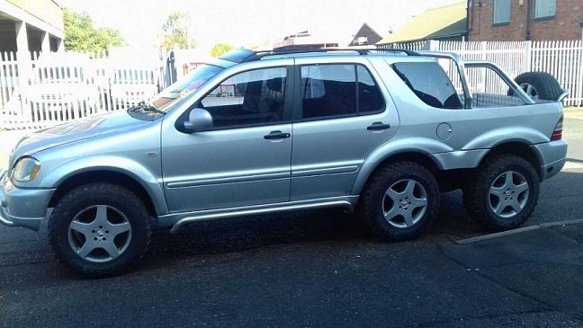 Энтузиасты собрали Mercedes ML с формулой 6x4 