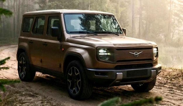 УАЗ неожиданно показал рендер нового внедорожника