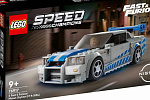 В серии Lego Speed появился Nissan Skyline GT-R R34 с фигуркой актера Пола Уокера за рулём